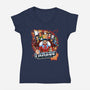 Grand Regent Pilgrim-Womens-V-Neck-Tee-PrimePremne
