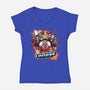 Grand Regent Pilgrim-Womens-V-Neck-Tee-PrimePremne