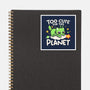 Too Cute Alien Cat-None-Glossy-Sticker-NemiMakeit