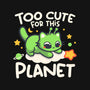 Too Cute Alien Cat-Womens-Fitted-Tee-NemiMakeit