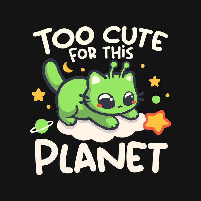 Too Cute Alien Cat-None-Stretched-Canvas-NemiMakeit