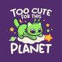 Too Cute Alien Cat-None-Glossy-Sticker-NemiMakeit