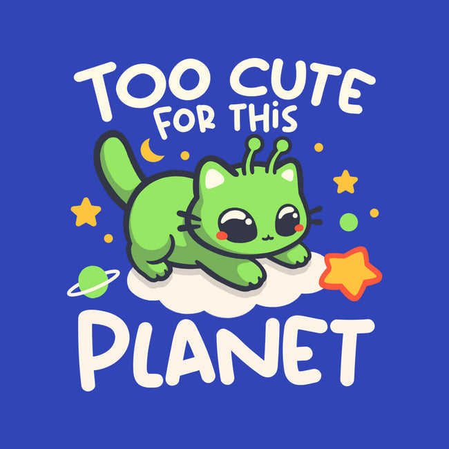 Too Cute Alien Cat-None-Stretched-Canvas-NemiMakeit