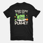 Too Cute Alien Cat-Unisex-Basic-Tee-NemiMakeit
