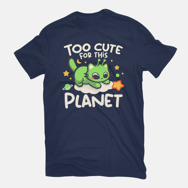 Too Cute Alien Cat-Womens-Basic-Tee-NemiMakeit