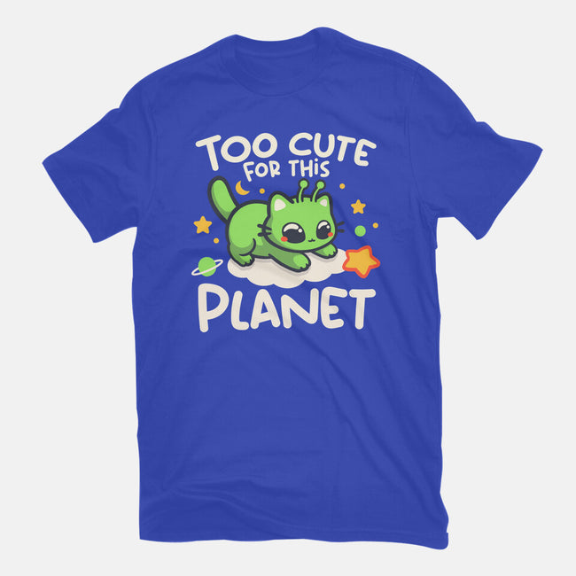 Too Cute Alien Cat-Youth-Basic-Tee-NemiMakeit