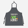 Too Cute Alien Cat-Unisex-Kitchen-Apron-NemiMakeit