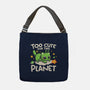 Too Cute Alien Cat-None-Adjustable Tote-Bag-NemiMakeit
