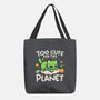 Too Cute Alien Cat-None-Basic Tote-Bag-NemiMakeit