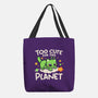 Too Cute Alien Cat-None-Basic Tote-Bag-NemiMakeit