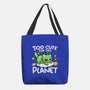 Too Cute Alien Cat-None-Basic Tote-Bag-NemiMakeit