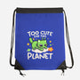 Too Cute Alien Cat-None-Drawstring-Bag-NemiMakeit