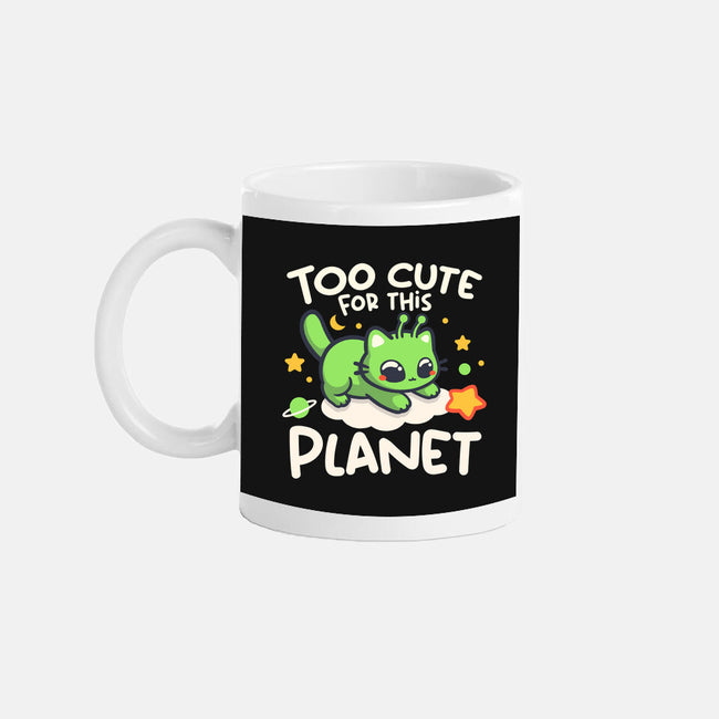 Too Cute Alien Cat-None-Mug-Drinkware-NemiMakeit