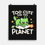 Too Cute Alien Cat-None-Matte-Poster-NemiMakeit