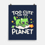Too Cute Alien Cat-None-Matte-Poster-NemiMakeit