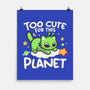 Too Cute Alien Cat-None-Matte-Poster-NemiMakeit