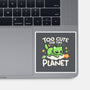 Too Cute Alien Cat-None-Glossy-Sticker-NemiMakeit