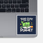 Too Cute Alien Cat-None-Glossy-Sticker-NemiMakeit