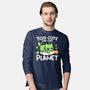 Too Cute Alien Cat-Mens-Long Sleeved-Tee-NemiMakeit