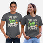 Too Cute Alien Cat-Unisex-Basic-Tee-NemiMakeit