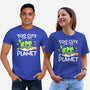 Too Cute Alien Cat-Unisex-Basic-Tee-NemiMakeit