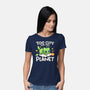 Too Cute Alien Cat-Womens-Basic-Tee-NemiMakeit