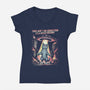 It's A Rescue Mission-Womens-V-Neck-Tee-Diego Gurgell