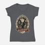 Mystery Beer-Womens-V-Neck-Tee-P1yu5h