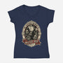 Mystery Beer-Womens-V-Neck-Tee-P1yu5h