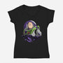 Star Command Captain-Womens-V-Neck-Tee-rmatix