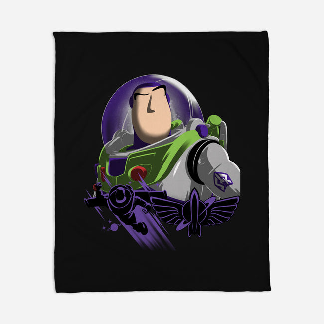 Star Command Captain-None-Fleece-Blanket-rmatix