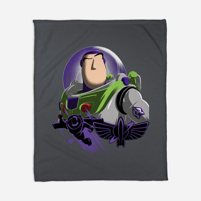 Star Command Captain-None-Fleece-Blanket-rmatix