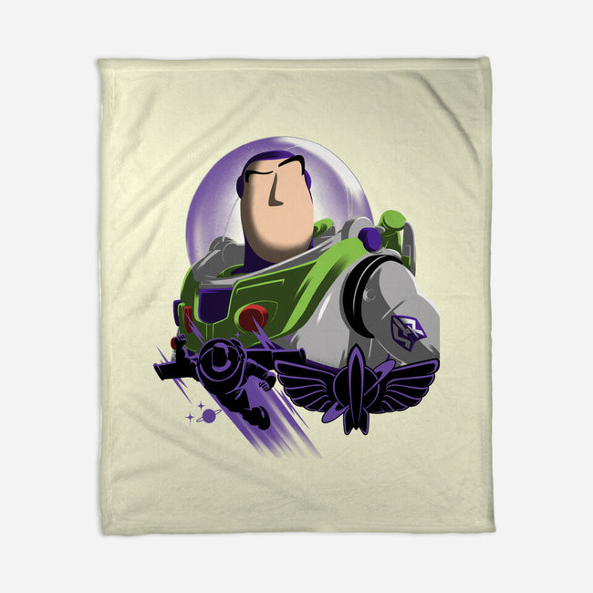 Star Command Captain-None-Fleece-Blanket-rmatix
