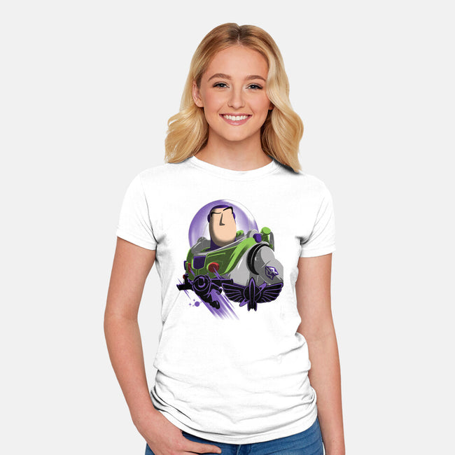 Star Command Captain-Womens-Fitted-Tee-rmatix