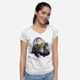 Star Command Captain-Womens-V-Neck-Tee-rmatix
