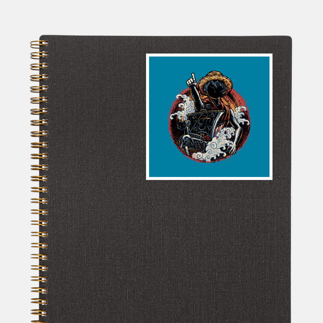 Sail Towards Adventure-None-Glossy-Sticker-glitchygorilla