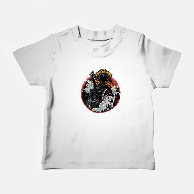 Sail Towards Adventure-Baby-Basic-Tee-glitchygorilla