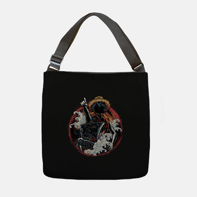 Sail Towards Adventure-None-Adjustable Tote-Bag-glitchygorilla