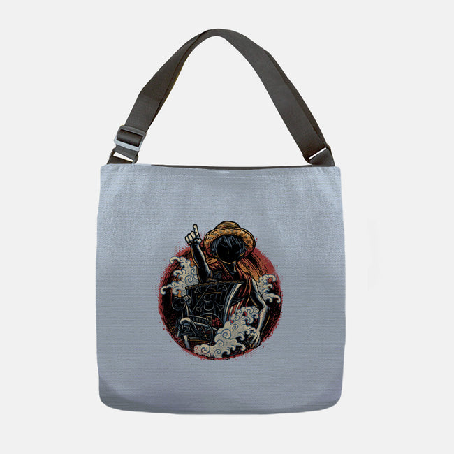 Sail Towards Adventure-None-Adjustable Tote-Bag-glitchygorilla