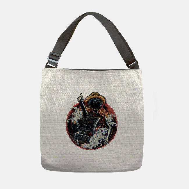 Sail Towards Adventure-None-Adjustable Tote-Bag-glitchygorilla