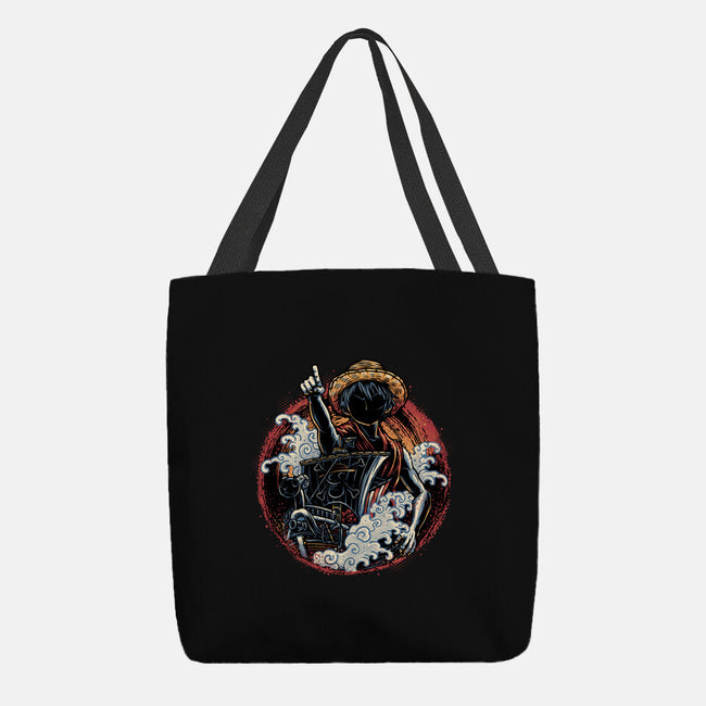 Sail Towards Adventure-None-Basic Tote-Bag-glitchygorilla