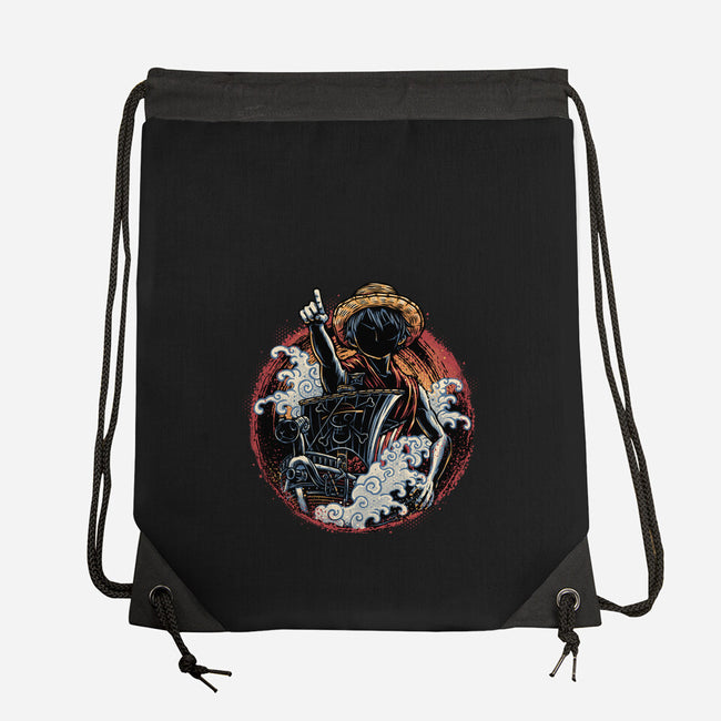 Sail Towards Adventure-None-Drawstring-Bag-glitchygorilla