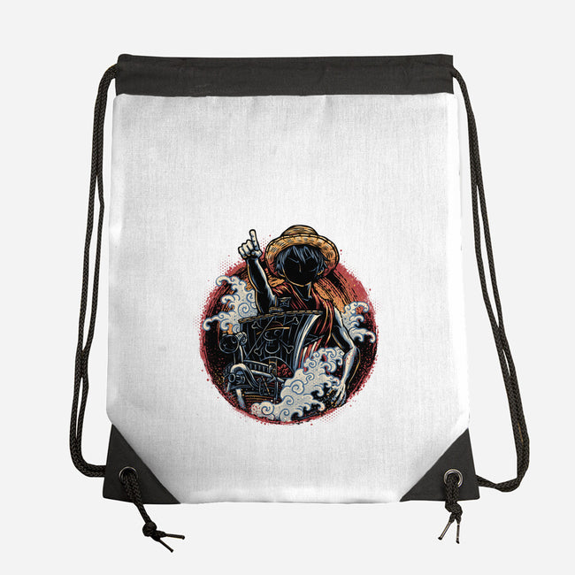 Sail Towards Adventure-None-Drawstring-Bag-glitchygorilla