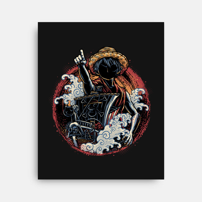 Sail Towards Adventure-None-Stretched-Canvas-glitchygorilla