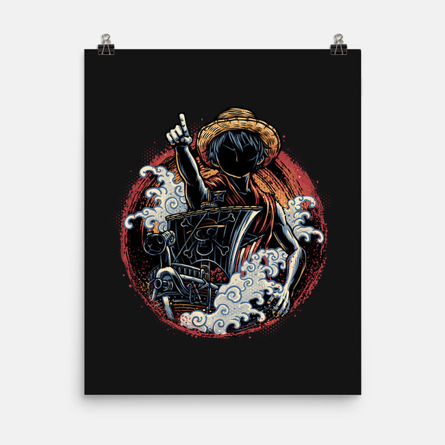 Sail Towards Adventure-None-Matte-Poster-glitchygorilla