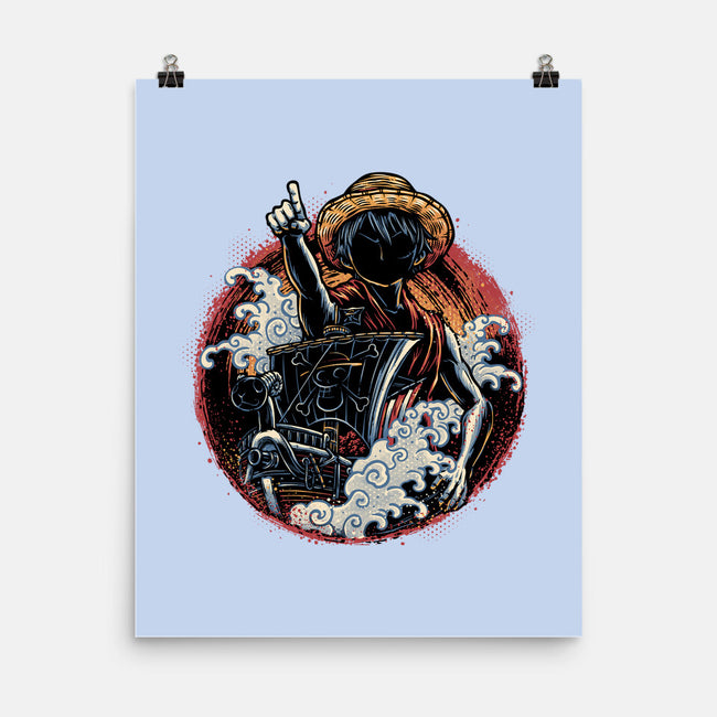 Sail Towards Adventure-None-Matte-Poster-glitchygorilla