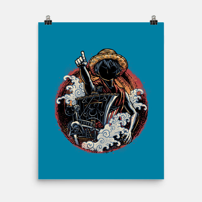 Sail Towards Adventure-None-Matte-Poster-glitchygorilla