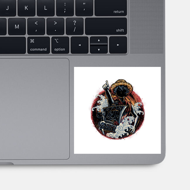 Sail Towards Adventure-None-Glossy-Sticker-glitchygorilla