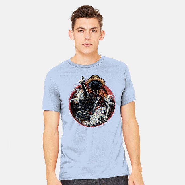 Sail Towards Adventure-Mens-Heavyweight-Tee-glitchygorilla
