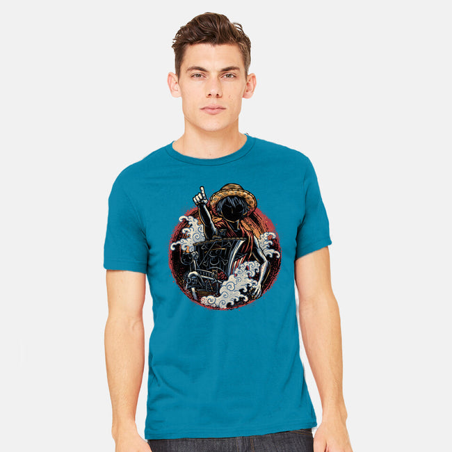 Sail Towards Adventure-Mens-Heavyweight-Tee-glitchygorilla